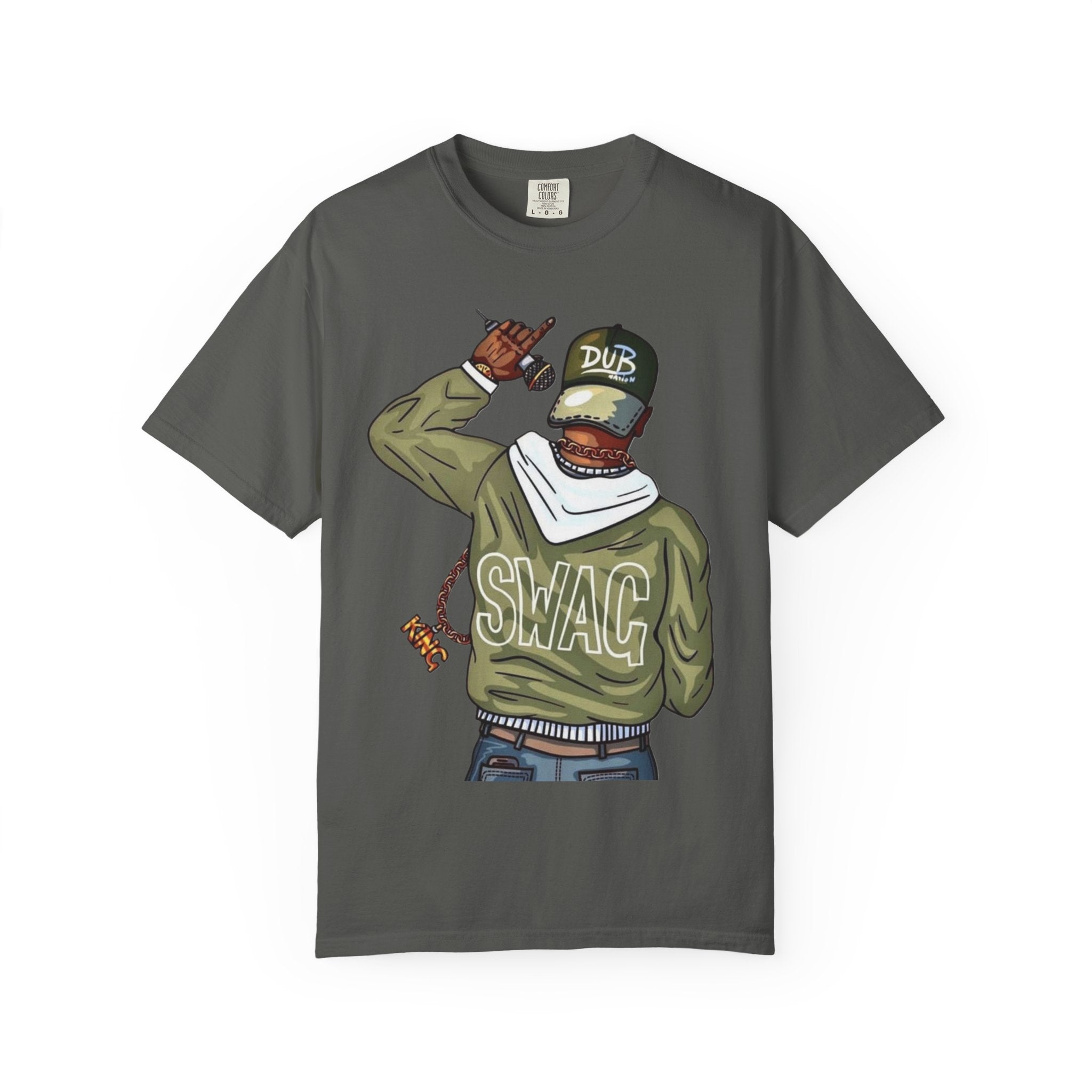 SWAG Graphic T-Shirt — Urban Streetwear Tee with 'DUB' Cap Illustration